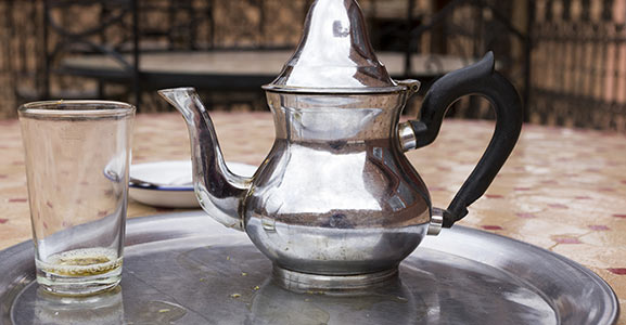 Sterling silver tea pot