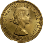obverse of british sovereign coin