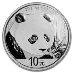 reverse of chinese panda coin