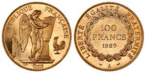 french franc coin