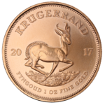 reverse of south african krugerrand coin