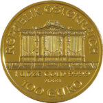 obverse of vienna philharmonic coin