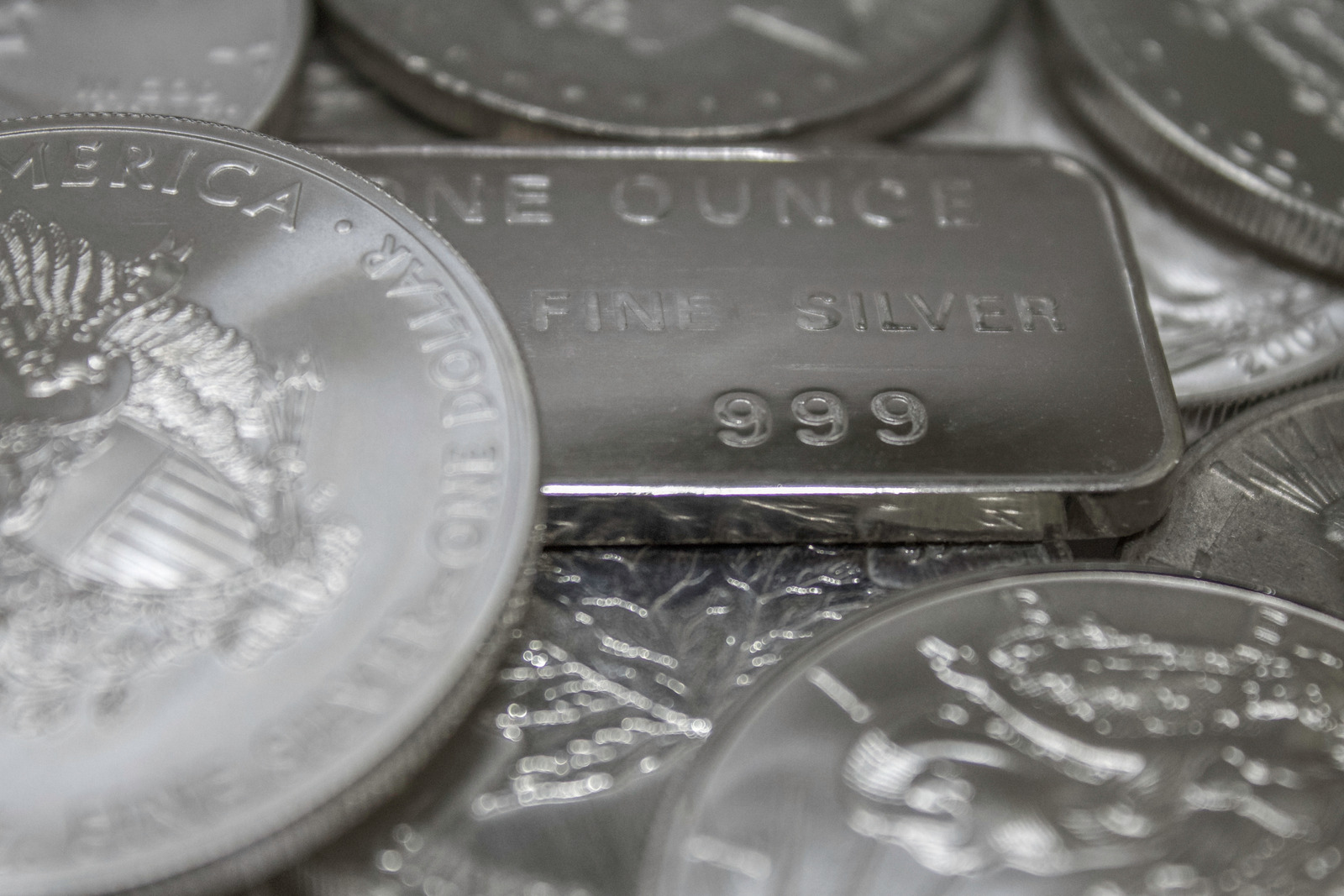 Silver-Coins-and-Silver-Bar