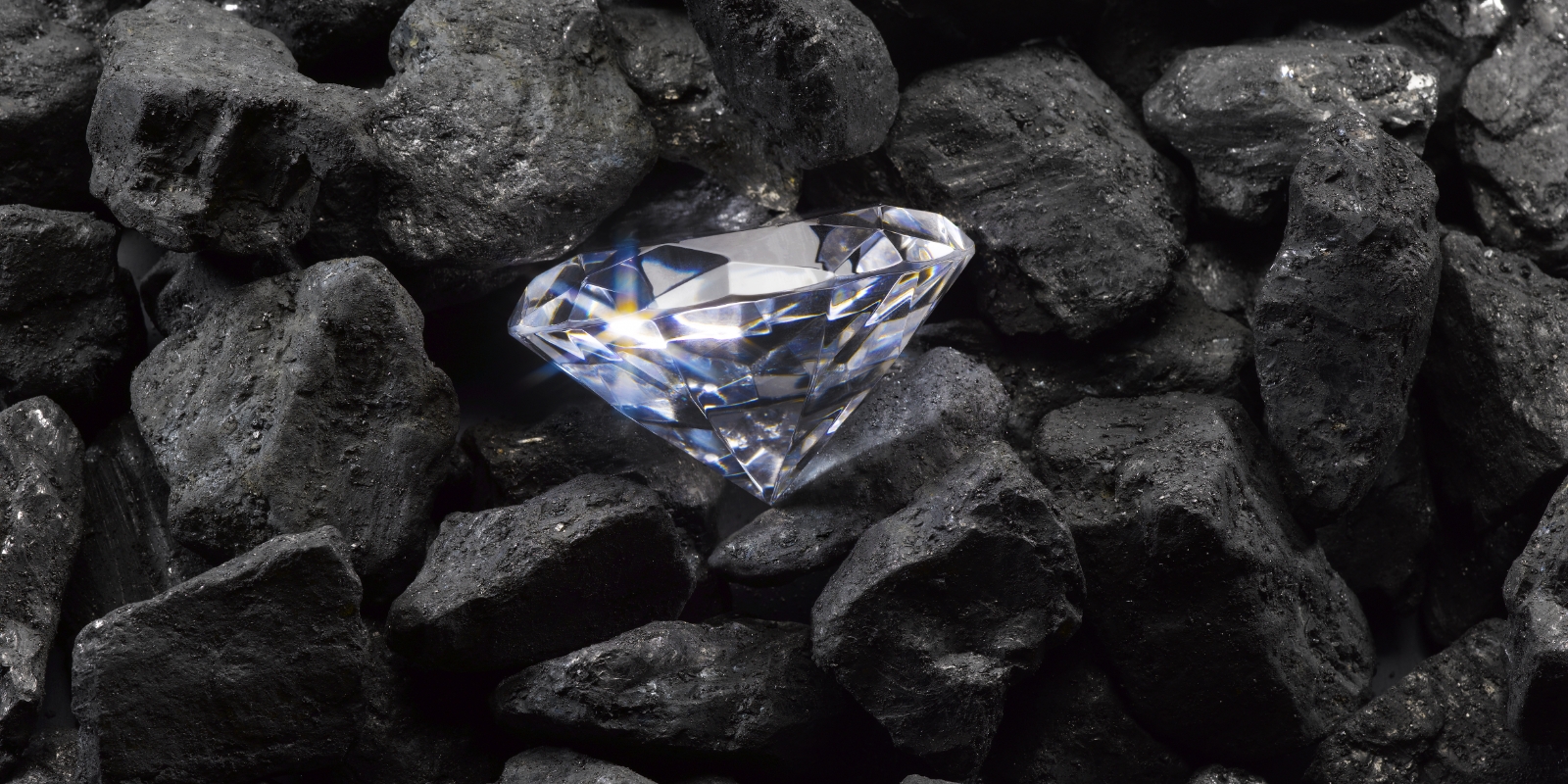 diamond in coal